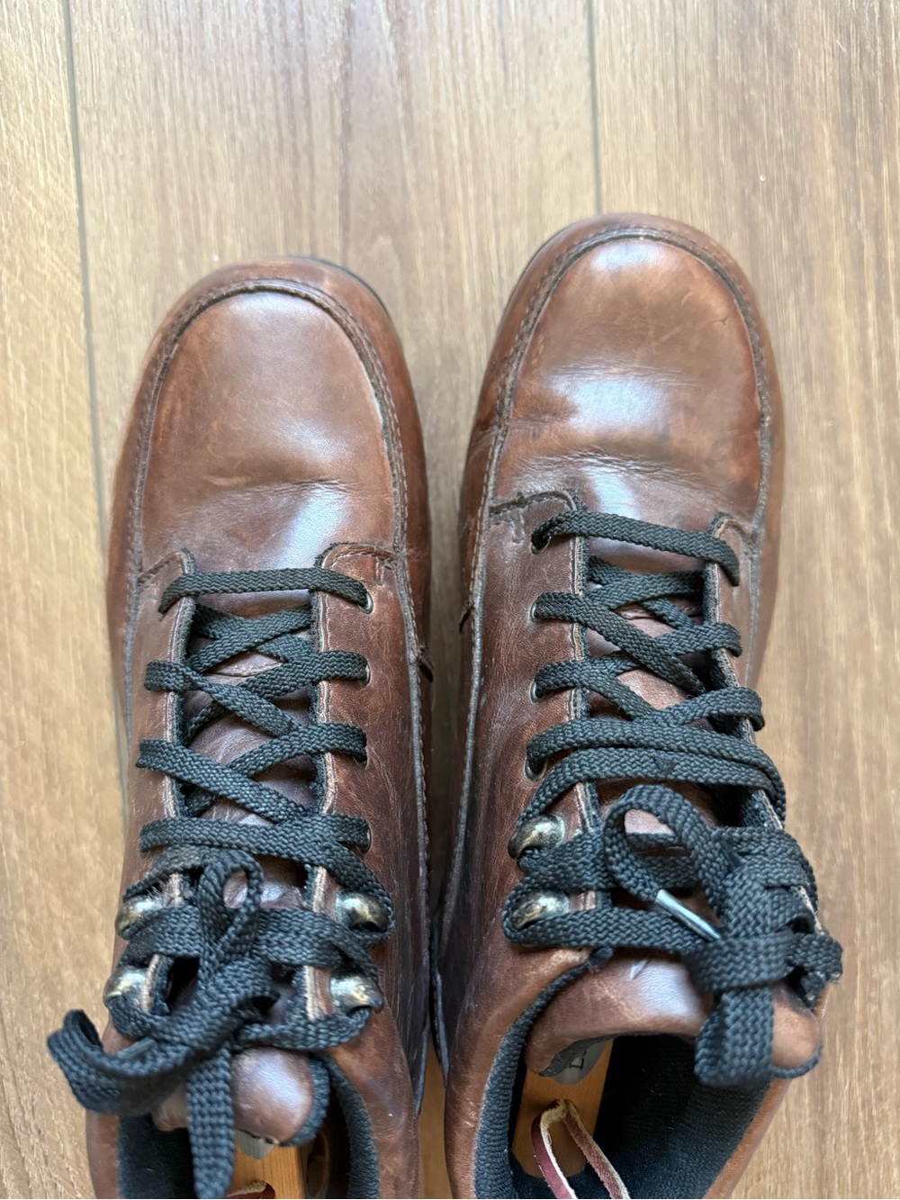 Nike ACG Vintage Brown Leather Hiking Boots Men’s Size 10 865028 221 - Picture 3 of 5